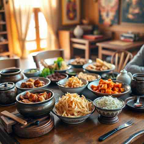 A Hearty Mongolian Morning Breakfast Recipe